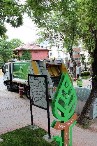 Çankaya’da saatli çöp uygulaması başladı