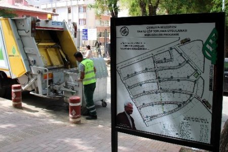 Çankaya’da saatli çöp uygulaması başladı