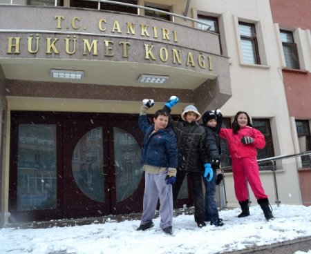 Çankırı beyazlara büründü