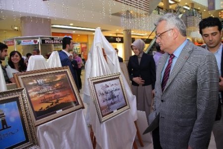 Çankırı'da güzel yazı sergisi açıldı
