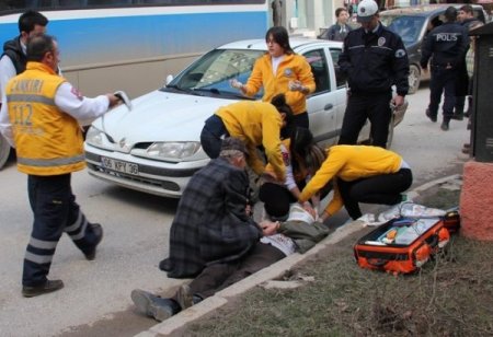 Çankırı'da trafik kazası, 1 yaralı