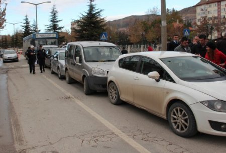 Çankırı'da zincirleme trafik kazası: 1 yaralı