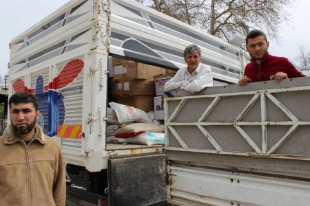 Cansuyu Derneği'nden Suriye'ye yardım