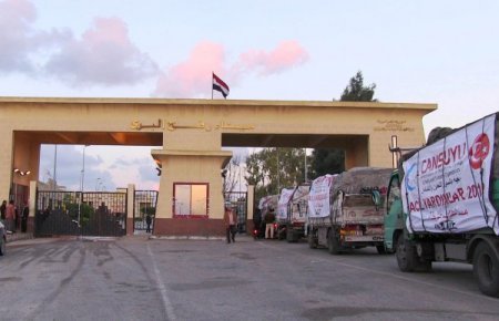 Cansuyu'nun ilk yardım konvoyu Gazze’ye ulaştı