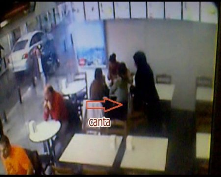 Çanta hırsızı güvenlik kameralarına yakalandı