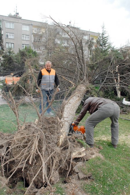 Çatısı uçan hastanede izdiham yaşandı