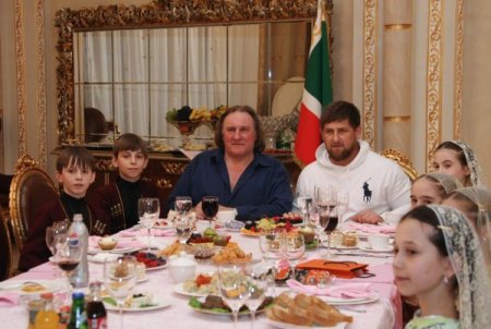 Çeçen lider Kadirov, Fransız aktör Depardieu’yu ağırladı
