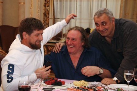 Çeçen lider Kadirov, Fransız aktör Depardieu’yu ağırladı