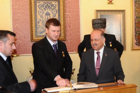 Çeçenistan Cumhurbaşkanı Yardımcısı Edelgriyev Sivas’ta