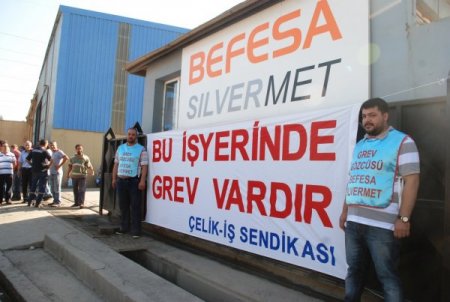 Çelik İş, Befesa Fabrikasında Grev Başlattı