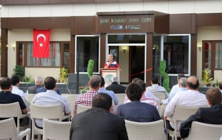 Cephanelik patlamasında şehit olan Emre Özer adına kültür merkezi açıldı
