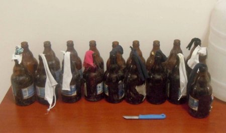 Çevik kuvvet polisini yakan molotofçu yakalandı