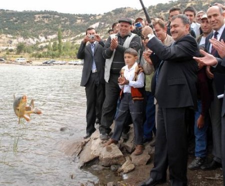 Çevre Bakanı Eroğlu, Balık Yemek İçin Seydiler'e Geldi
