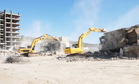 Çevre yolu için yıkımlar başladı