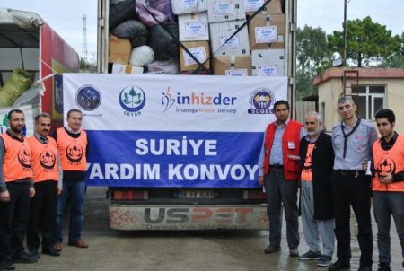 CEYAD'tan Suriyeli misafirlere bir kamyon dolusu yardım