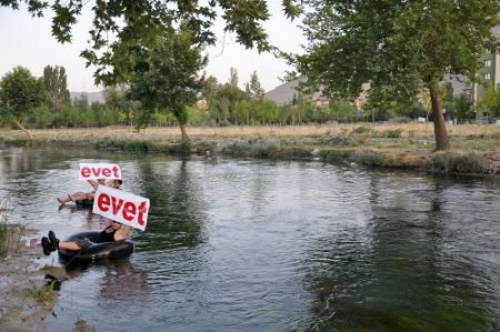 Ceyhan Nehri'nde Referanduma 'evet' Mesajı