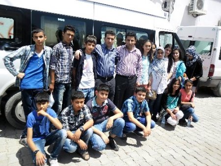 Ceylanpınar Anafen öğrencileri, SBS öncesi stres attı