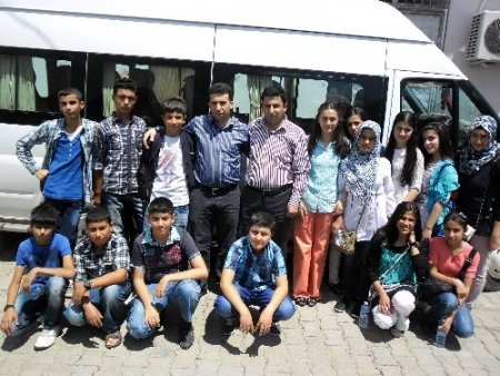 Ceylanpınar Anafen öğrencileri, SBS öncesi stres attı