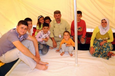 Ceylanpınar’daki Çadır Kente Bin 500 Suriyeli Yerleştirildi
