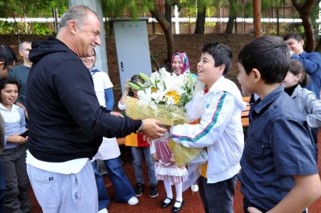 CFR Cluj maçına hazırlanan Galatasaray'a taraftar morali