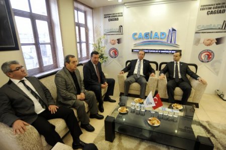 CHP Çanakkale yönetimi ÇAGİAD'ı ziyaret etti
