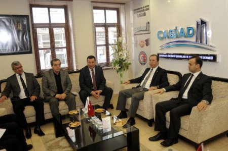 CHP Çanakkale yönetimi ÇAGİAD'ı ziyaret etti