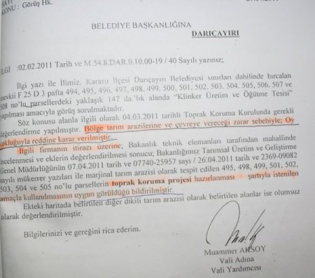 Çimento fabrikasına verilen çelişkili ÇED raporuna tepki