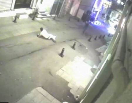 Cinayet anı güvenlik kamerasında