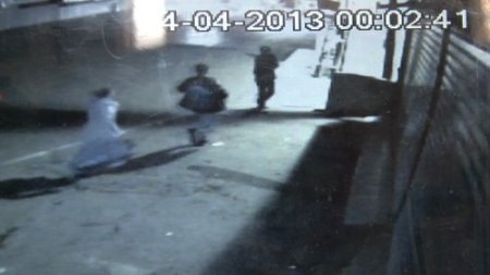 Cinayet zanlıları kameraya yakalandı