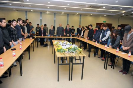Çin’de öldürülen Türk öğrenci anıldı