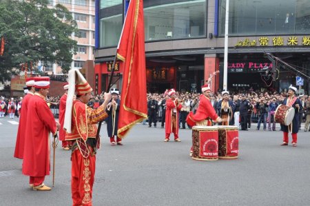 Çin’deki ‘Türk Yılı’ mehter takımıyla başladı