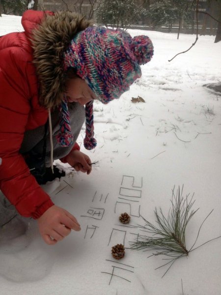 Çin’den kar manzaraları (Özel)