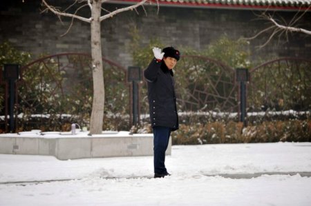 Çin’den kar manzaraları (Özel)