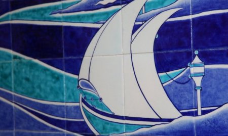 Çini eserlerden oluşan 'Yol' sergisi açıldı