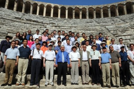 Çinli Heyet, Aspendos Ve Side Apollon Tapınağı'na Hayran Kaldı