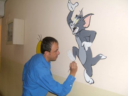 Çizgi Karakterleri Duvarlarda Yaşatıyor