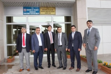 Cizre Habur İşadamları Derneği Habur Sınır Kapısı’nı ziyaret etti