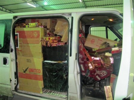 Cizre’de 160 bin paket kaçak sigara ele geçirildi