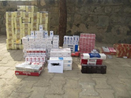 Cizre’de 5 bin 197 paket kaçak sigara ele geçirildi