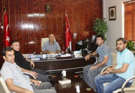 Cizre’de gazeteciler Emniyet Müdürü İçli’yi ziyaret etti