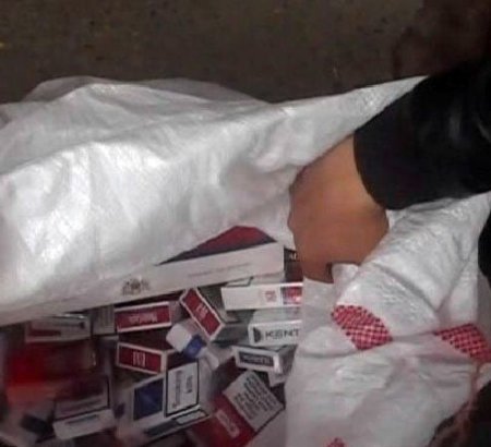 Cizre’de Kaçak Sigara Operasyonu