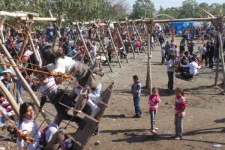 Cizreli miniklerin bayramda ‘Cincilik’ keyfi