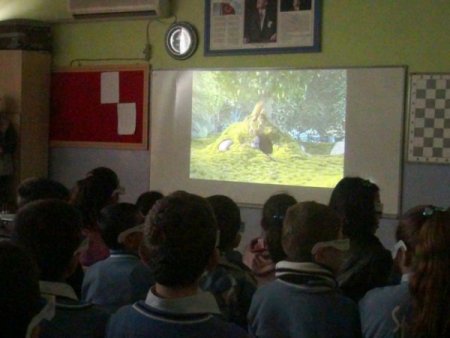 Cizreli öğrencilerin, 3 boyutlu sinema keyfi