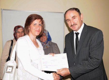 Çocuk Gelişimi kursiyerleri sertifika aldı