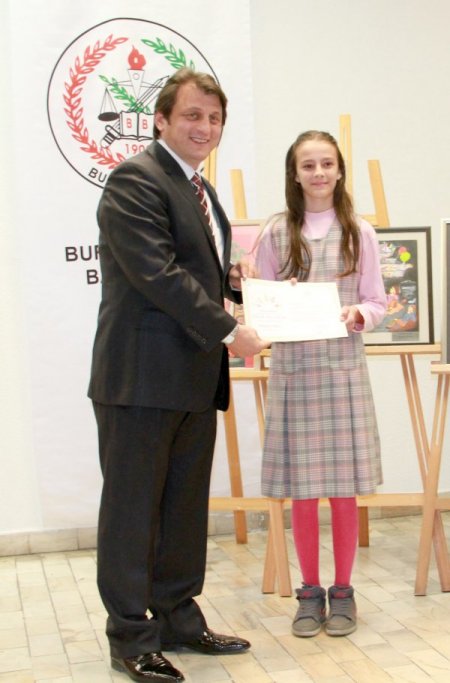 Çocuk gözü ile adalet tuvale yansıdı