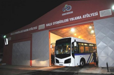 Çorlu Belediyesi Yeni Otobüslere Her Gün Bakım Yapıyor