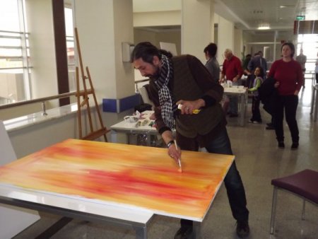 Çorlu Devlet Hastanesi'nde 'Sağlıkta Sanat Eli' projesi başladı