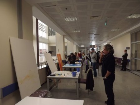 Çorlu Devlet Hastanesi'nde 'Sağlıkta Sanat Eli' projesi başladı