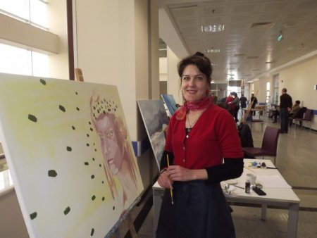 Çorlu Devlet Hastanesi'nde 'Sağlıkta Sanat Eli' projesi başladı