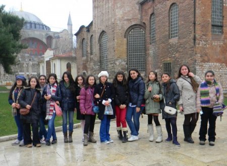 Çorlu Fatih Koleji öğrencileri, Topkapı Sarayı'nda Türk tarihine yolculuk yaptı